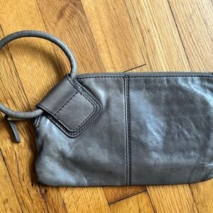 HOBO Sable Wristlet Clutch - Brown Leather
